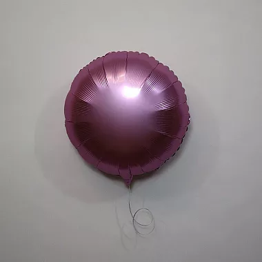 Шар круг 18 Сатин Flamingo
